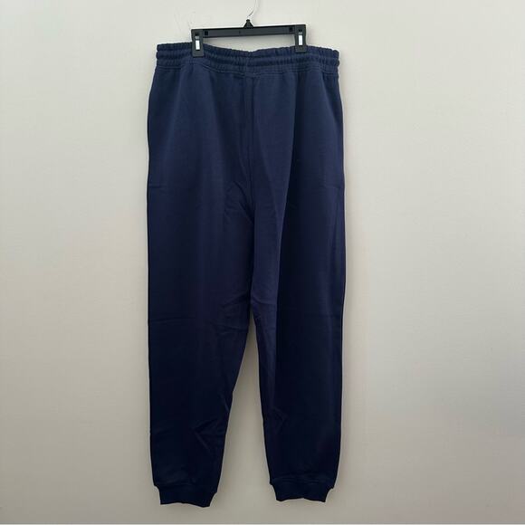 PrettyLittleThing High Waisted Cuffed Navy Joggers Large NWT - Picture 2 of 6